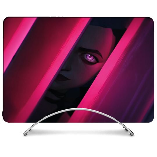 Coque Intégrale Pour MacBook Air M2 M3 13.6 Arcane Jynx Rose