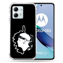 Coque Renforcée Pour Motorola G84 5G Voyage Corse Noir