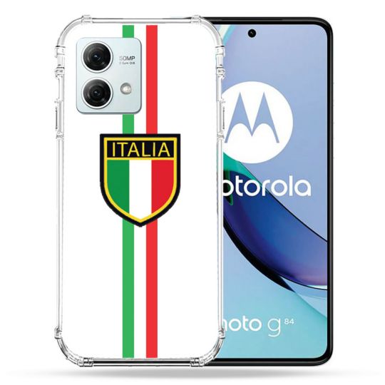 Coque Renforcée Pour Motorola G84 5G Voyage Italie 3 Blanc