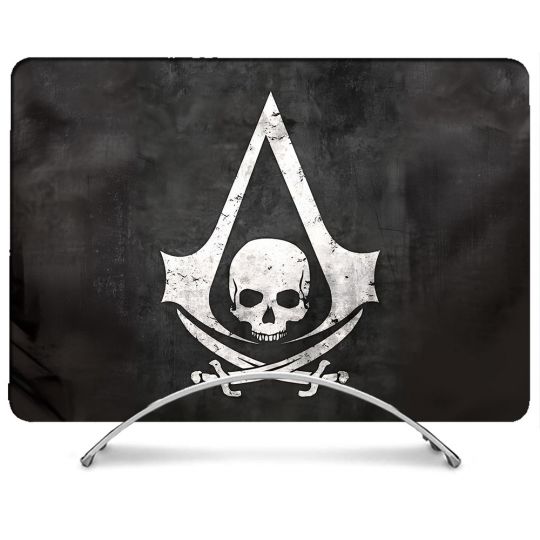Coque Intégrale Pour MacBook Air M2 M3 13.6 Assassin Creed Tete Mort