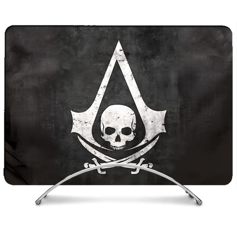 Coque Intégrale Pour MacBook Air M2 M3 13.6 Assassin Creed Tete Mort