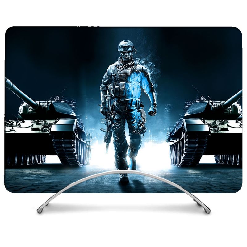 Coque Intégrale Pour MacBook Air M2 M3 13.6 Call Of Duty Guerrier