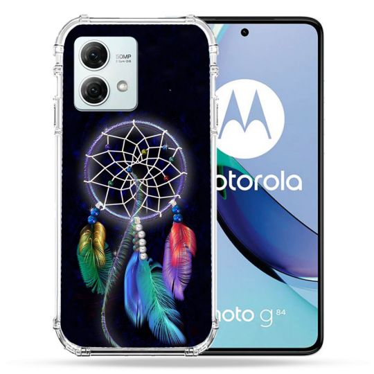 Coque Renforcée Pour Motorola G84 5G Zen Attrape Reve Multicolore