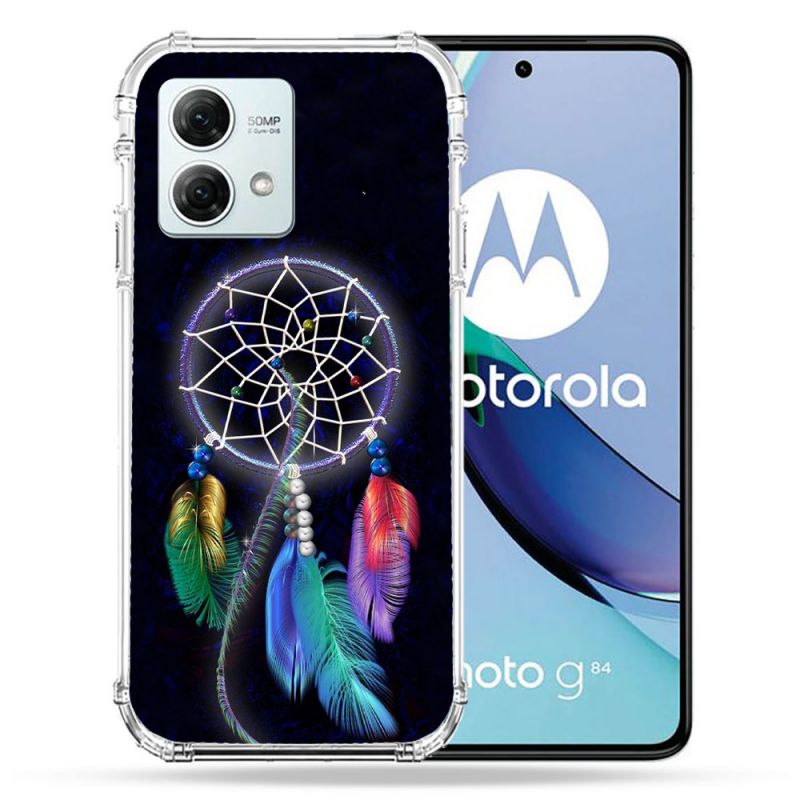 Coque Renforcée Pour Motorola G84 5G Zen Attrape Reve Multicolore