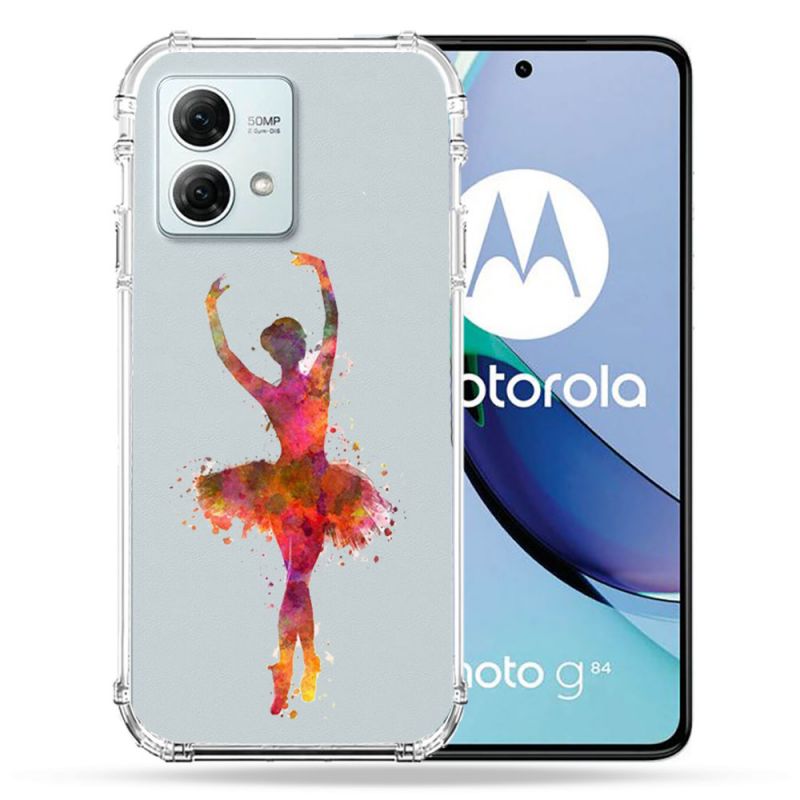 Coque Transparente Pour Motorola G84 5G Danseuse etoile