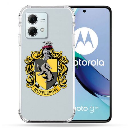 Coque Transparente Pour Motorola G84 5G Harry Potter Hufflepuff