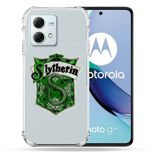 Coque Transparente Pour Motorola G84 5G Harry Potter Slytherin