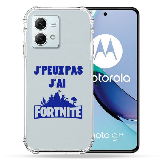 Coque Transparente Pour Motorola G84 5G Jpeux pas jai Fortnite