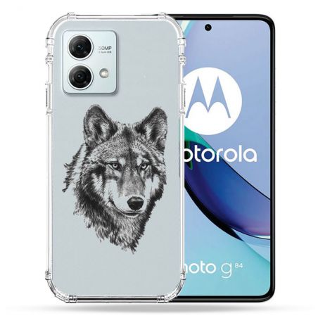Coque Transparente Pour Motorola G84 5G Loup