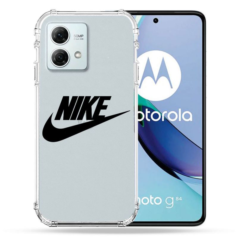 Coque Transparente Pour Motorola G84 5G Nike
