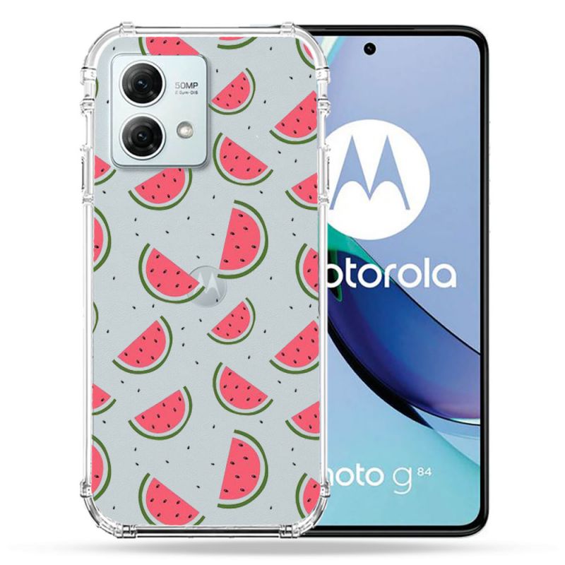Coque Transparente Pour Motorola G84 5G Pasteque