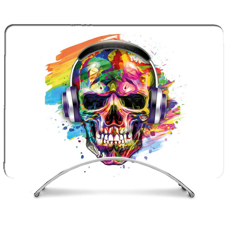 Coque Intégrale Pour MacBook Air M2 M3 13.6 Tete de Mort Tag