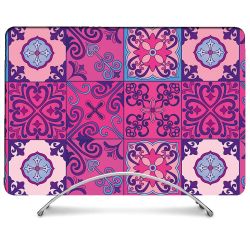 Coque Intégrale Pour MacBook Air M2 M3 13.6 Texture Carreau Ciment Violet