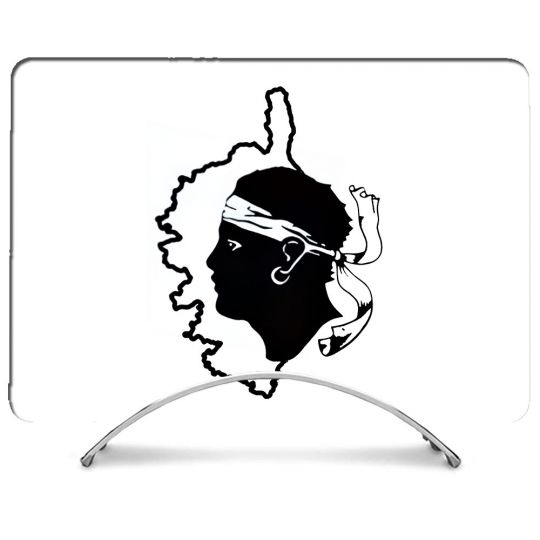 Coque Intégrale Pour MacBook Air M2 M3 13.6 Voyage Corse Blanc