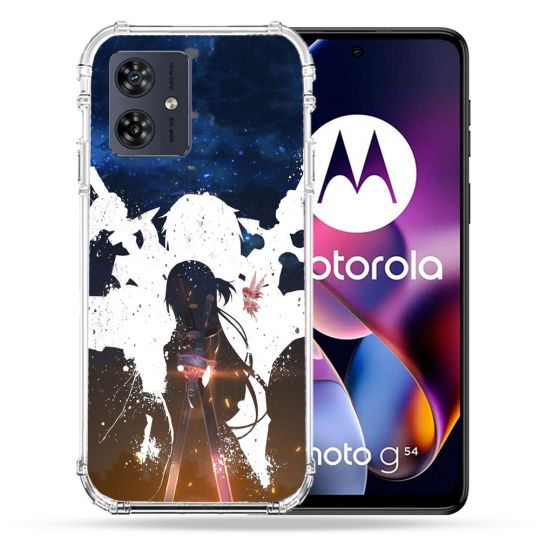Coque Renforcée Pour Motorola G54 5G Manga SAO sword Art Online Asuna