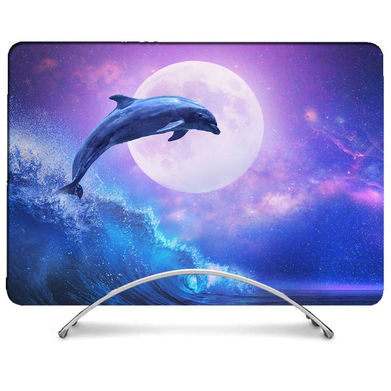 Coque Intégrale Pour Coque MacBook Pro M3 14.2 Animal Dauphin Vague