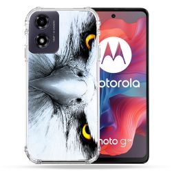 Coque Renforcée Pour Motorola G04 4G Animal Aigle Royal Blanc