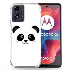 Coque Renforcée Pour Motorola G04 4G Animal Panda Blanc