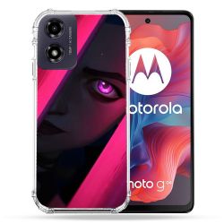 Coque Renforcée Pour Motorola G04 4G Arcane Jynx Rose