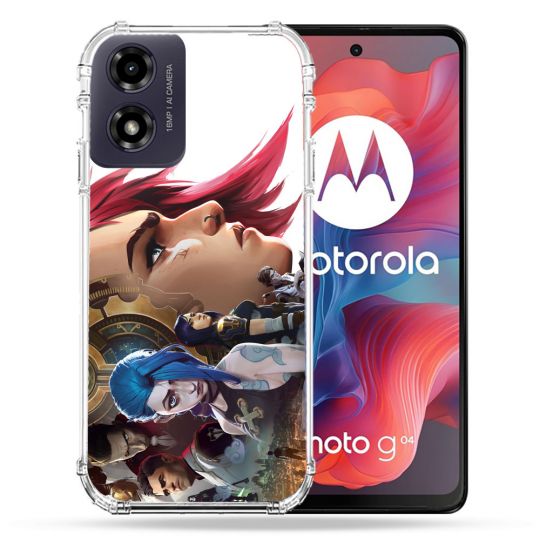 Coque Renforcée Pour Motorola G04 4G Arcane Jynx Sœur