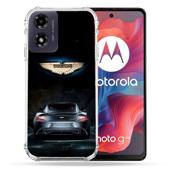 Coque Renforcée Pour Motorola G04 4G Aston Martin