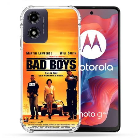 Coque Renforcée Pour Motorola G04 4G Bad Boys Affiche