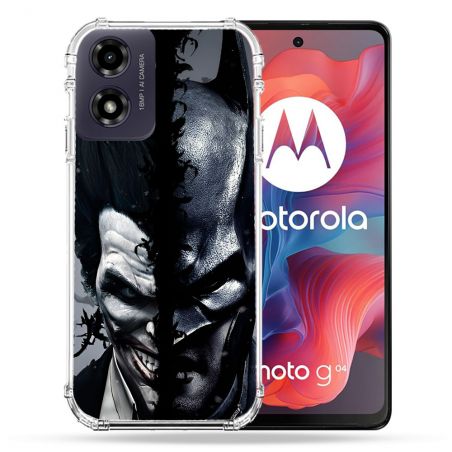 Coque Renforcée Pour Motorola G04 4G Batman Joker