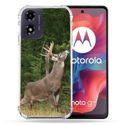 Coque Renforcée Pour Motorola G04 4G Chasse Cerf