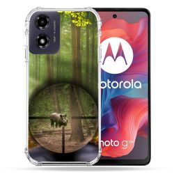 Coque Renforcée Pour Motorola G04 4G Chasse Sanglier Viseur