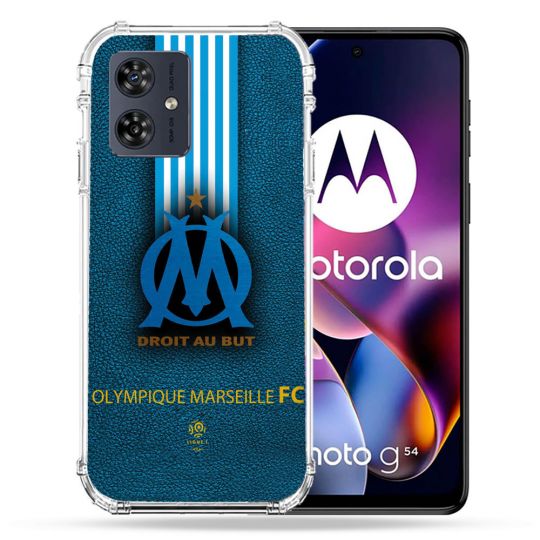 Coque Renforcée Pour Motorola G54 5G Olympique Marseille OM Bande