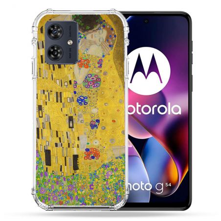 Coque Renforcée Pour Motorola G54 5G Peinture Le Baiser