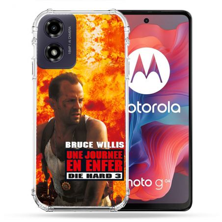 Coque Renforcée Pour Motorola G04 4G Die Hard Affiche