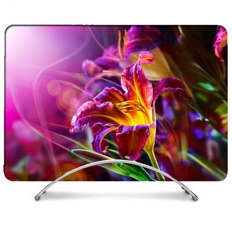 Coque Intégrale Pour Coque MacBook Pro M3 14.2 Fleur Lys Color