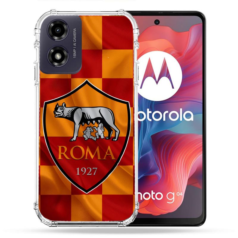 Coque Renforcée Pour Motorola G04 4G Foot As Roma