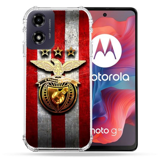 Coque Renforcée Pour Motorola G04 4G Foot Benfica