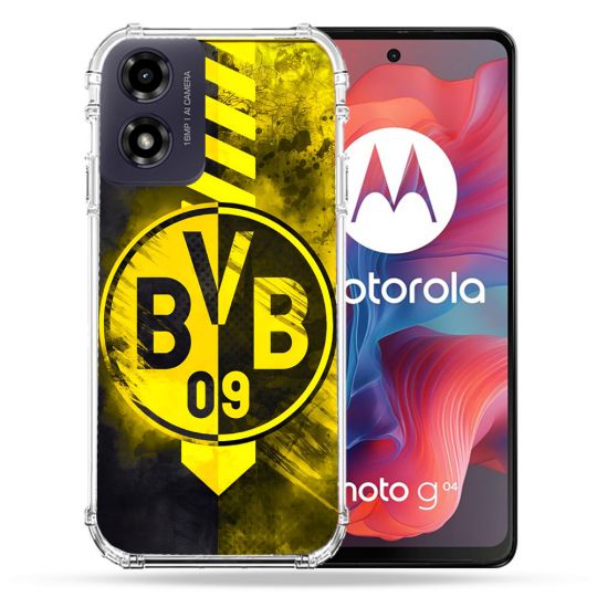 Coque Renforcée Pour Motorola G04 4G Foot Dortmund