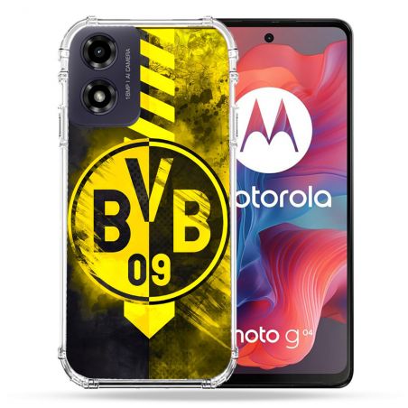 Coque Renforcée Pour Motorola G04 4G Foot Dortmund