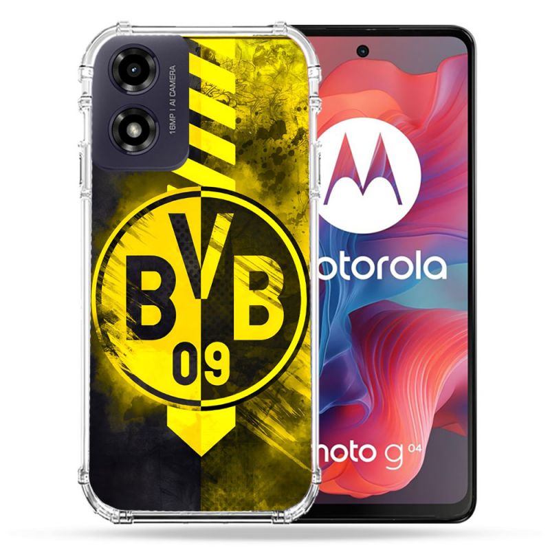 Coque Renforcée Pour Motorola G04 4G Foot Dortmund