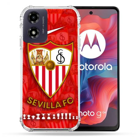 Coque Renforcée Pour Motorola G04 4G Foot FC Sevilla