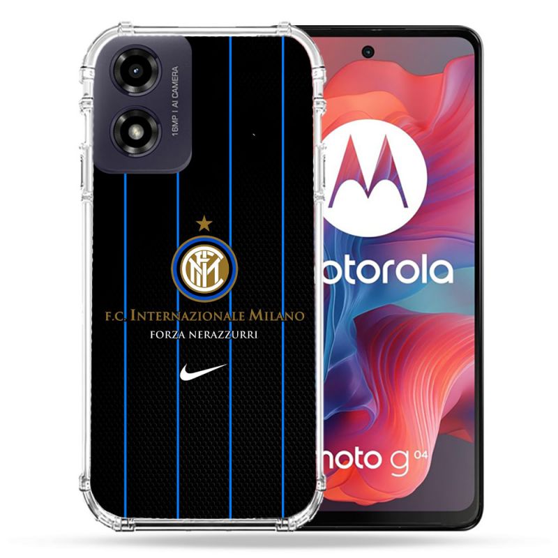 Coque Renforcée Pour Motorola G04 4G Foot Inter Milan