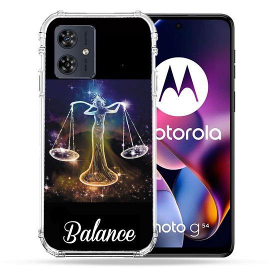 Coque Renforcée Pour Motorola G54 5G Signe Zodiaque 2 Balance