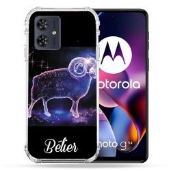 Coque Renforcée Pour Motorola G54 5G Signe Zodiaque 2 Bélier