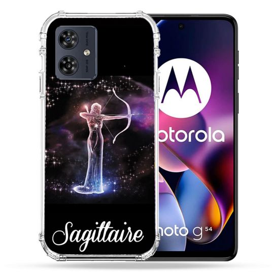 Coque Renforcée Pour Motorola G54 5G Signe Zodiaque 2 Sagittaire