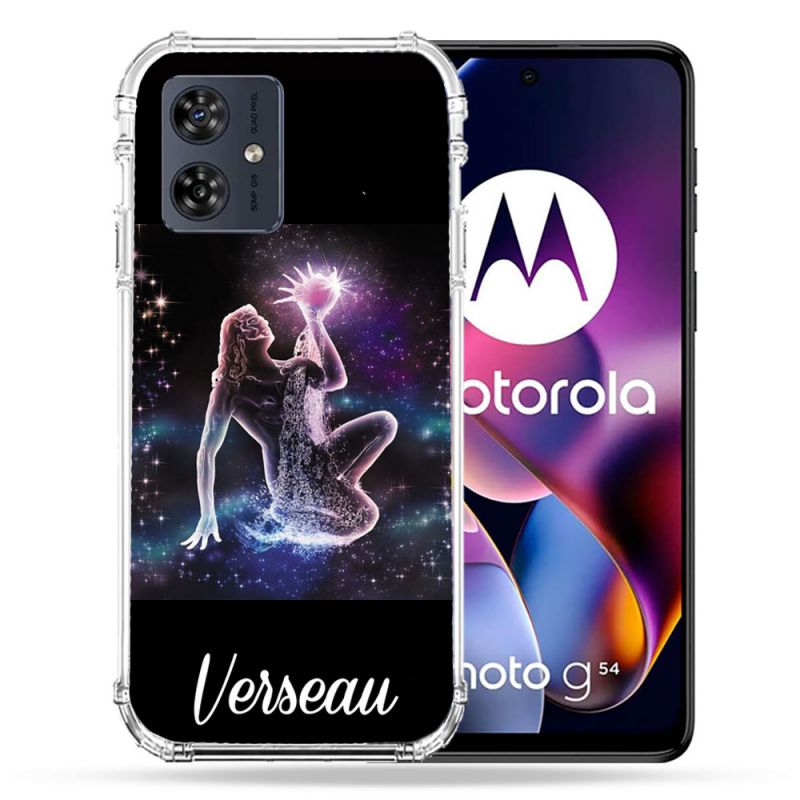 Coque Renforcée Pour Motorola G54 5G Signe Zodiaque 2 Verseau