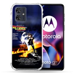 Coque Renforcée Pour Motorola G54 5G Retour Vers Le Futur Affiche