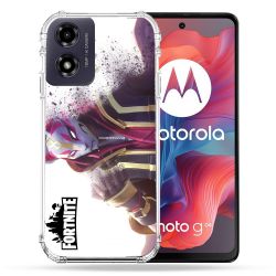 Coque Renforcée Pour Motorola G04 4G Fortnite Blanc
