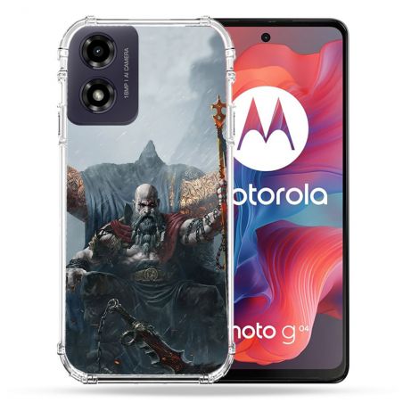 Coque Renforcée Pour Motorola G04 4G God Of War