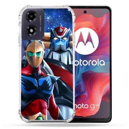 Coque Renforcée Pour Motorola G04 4G Goldorak
