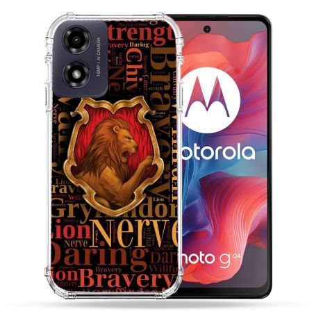 Coque Renforcée Pour Motorola G04 4G Harry Potter Griffondor