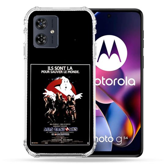 Coque Renforcée Pour Motorola G54 5G SOS Fantome Affiche